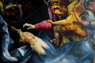 Isenheim Altarpiece by Matthias Grünewald, Unterlinden Museum, Musée Unterlinden, Colmar, Haut-Rhin