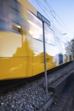 Zacke an der Alten Weinsteige rack railway in Stuttgart Germany