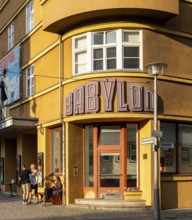 Kultkino Babylon am Rosa Luxemburg Platz, arthouse cinema opened in 1929, some of whose films are