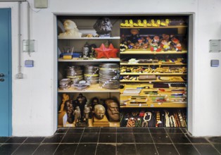 Small parts depot in the basement of the House of History, Bonn, North Rhine-Westphalia, Germany