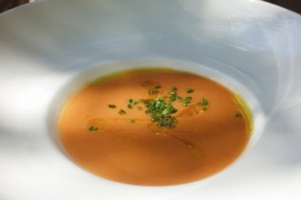 Gazpacho, gaspacho, cold vegetable soup, tomato soup, southern Spanish and Portuguese soup,