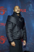 Malick Bauer at the Stranger Things fan event in Hangar 7 at Tempelhof Airport in Berlin on 18.11