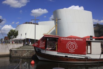 Restaurant, Fishing Trawler Milan, Ozeaneum, Seemuseum Stralsund, Museum of Oceanography and