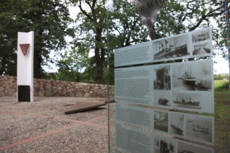 Cap Arcona Memorial on the island of Poel. The memorial commemorates the victims of the sinking of