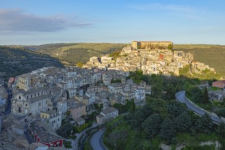 Elevated view of Ragusa Ibla, Ragusa Ibla, Ragusa province, Sicily, Italy