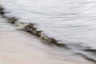 Small wave, smudge effect, soft water, lake, Sweden