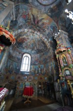 Frescoes in Krusedol monastery, interior view, Krušedol Prnjavor, Vojvodina Province, Serbia