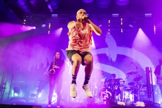 Mal Élevé (Pablo Charlemoine), singer of Irie Révoltés live on Irieunion - Le Re-Tour pour une