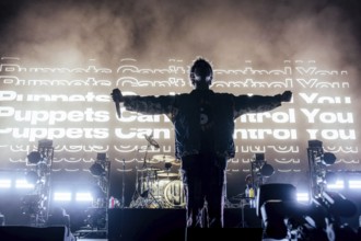 Singer Takahiro Moriuchi from One Ok Rock live on Detox European Tour 2025 in Berlin's