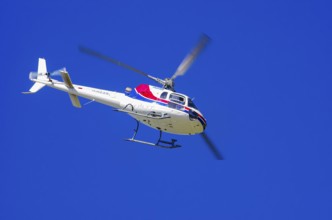 An Aerospatiale AS-350 BA Ecureuil helicopter, registration D-HAAN, from Meravo Air Company during