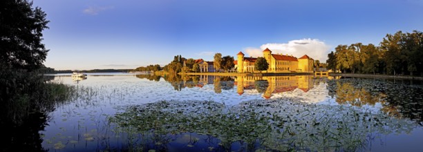 Rheinsberg Castle, lakeside with Lake Grienerick, Ostprignitz-Ruppin district, prime example of