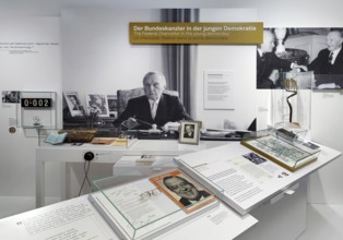 Exhibition on the life of Konrad Adenauer at the Federal Chancellor Adenauer House Foundation,