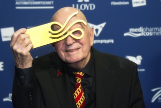 Lutz Mackensy - Award winner The Voice, DEUTSCHER SCHAUSPIELPREIS 2025, Red Carpet at PULLMAN