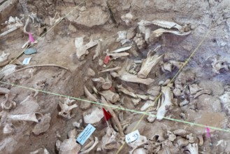 Beulah, Wyoming - The Vore Buffalo Jump, a sinkhole used by Plains Indians as a trap for bison from