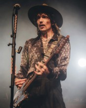 Singer Justin Hawkins from The Darkness live on Dreams On Toast Tour at Metropol Berlin on 10