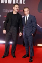 Director Scott Cooper and Jeremy Allen White at the premiere of the cinema film 'Springsteen: