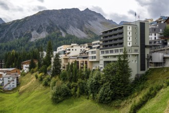 Apartment blocks, Arosa, Graubünden, Switzerland