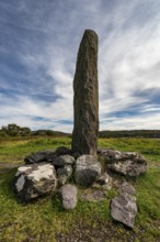 Ogham Stone of Darrynane Beg, Iveragh Peninsula, County Kerry, Ireland
