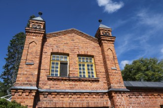 Brick building, former paper mill for the production of groundwood pulp board, UNESCO World