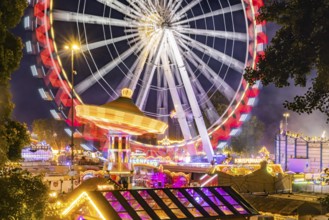 Folk festival in Stuttgart. The 178th Cannstatter Volksfest on the Wasen is one of the most