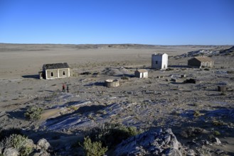 Alte Gebäude und Wasserbecken in Grillenthal, einst Versorgungsstation für Frischwasser,