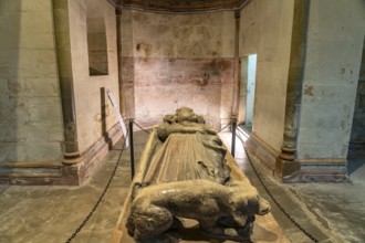 Sarcophagus of Emperor Henry III in the Ulrich Chapel in the Goslar Imperial Palace in Goslar,