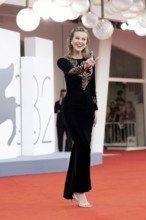 Venice, Italy - 2 September 2025: Eva Herzigova during the red carpet of - A house of Dynamite -