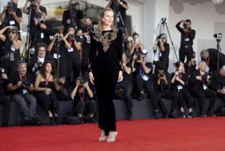 Venice, Italy - 2 September 2025: Eva Herzigova during the red carpet of - A house of Dynamite -
