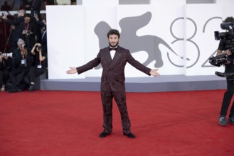 Venice, Italy - 3 September 2025: Vincenzo Nemolato during the red carpet of - Duse - during the