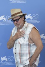 Venice, Italy - 3 September 2025: Julian Schnabel during the Photo Call of - In the Hand of Dante -