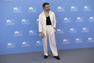 Venice, Italy - 3 September 2025: Oscar Isaac during the Photo Call of - In the Hand of Dante -