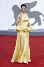 Venice, Italy - 3 September 2025: Noemie Merlant during the red carpet of - Duse - during the 82nd