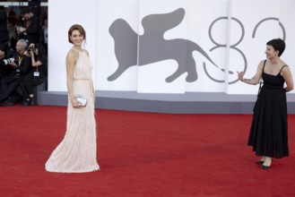 Venice, Italy - 3 September 2025: Gaja Masciale during the red carpet of - Duse - during the 82nd