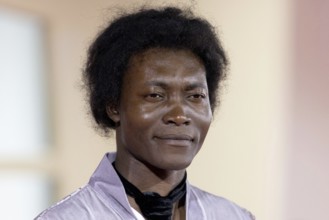 Venice, Italy - 3 September 2025: Benjamin Clementine during the red carpet of - Cartier Glory To