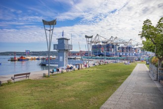 Port of the city of Koper, Slovenia