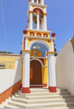 Orthodox church, Chorio, Symi Island, Dodecanese Islands, Greece