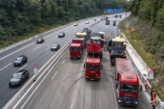 Rehabilitation of the A52 motorway near Essen, an 8 km long section between the Essen-Kettwig