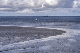 Wadden Sea between the Dutch coast near Eemshaven and the German North Sea island of Borkum, Wadden