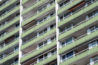 Residential tower block, in Essen-Steele, tallest residential building in the city, over 130 flats