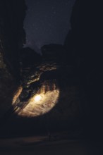 Bungle Bungle Range, Outback, hiking at night in Australia in high heat, Western Australia,