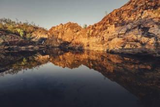 Sunrise Edith Falls in northern Australia, Australia