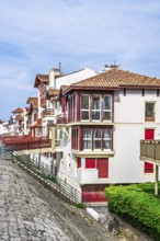 Beach and seaside in Saint-Jean-de-Luz, Nouvelle-Aquitaine, Pyrenees-Atlantiques, France