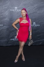 Djamila Celina (DJane) at the Remus Lifestyle Night on the roof terrace of the Pure Salt Hotel in