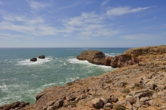 Rocky coast, Carrapateira, Parque Natural do Sudoeste Alentejano e Costa Vicentina, Algarve,