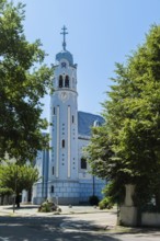 St Elisabeth's Church, also known as the Blue Church, in Bratislava, Slovakia