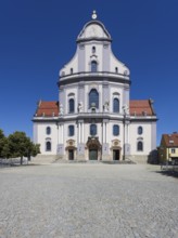Basilica of St Anne at Bruder Konrad Platz, place of pilgrimage, Altötting, Upper Bavaria, Bavaria,
