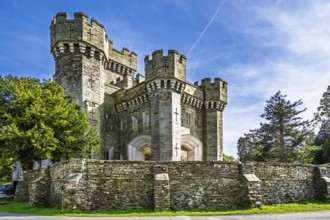 Wray Castle, Lake Windermere, Ambleside, Lake District, Cumbria, England, United Kingdom