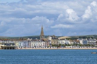 Beach and seaside in Weymouth, Esplanade, Weymouth, Dorset, England, United Kingdom