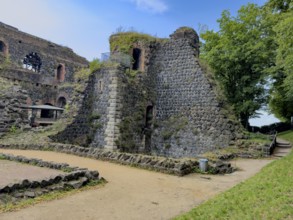 View of part of the ruins of the imperial palace of Emperor Frederick I Barbarossa, Kaiserswerth,