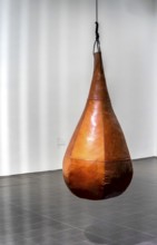 Interior design with paintings and exhibits in the Hamburger Kunsthalle, art museum am